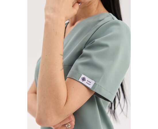 Зображення 4 Медичний костюм жіночий Саванна оливковий р. 48, "БІЛИЙ ХАЛАТ" 582-327-968, Розмір: 48, Цвет: оливковий