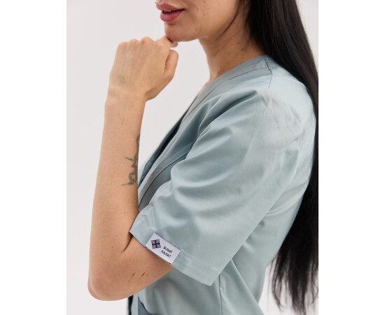 Зображення 5 Медичний костюм жіночий Остін світла м'ята-нефрит р. 42, "БІЛИЙ ХАЛАТ" 583-440-679, Розмір: 42, Цвет: светлая мята-нефрит