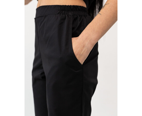 Зображення 6 Медичний костюм жіночий Кіото чорний р. 46, "БІЛИЙ ХАЛАТ" 519-321-679, Розмір: 46, Цвет: чорний