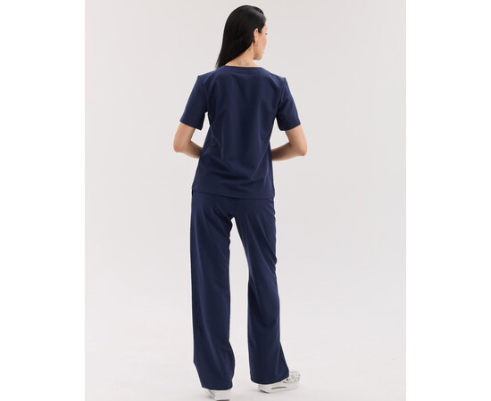 Изображение 2 Медицинский костюм женский Саванна темно-синий р. 42, "БЕЛЫЙ ХАЛАТ" 582-512-968, Размер: 42, Цвет: темно-синий