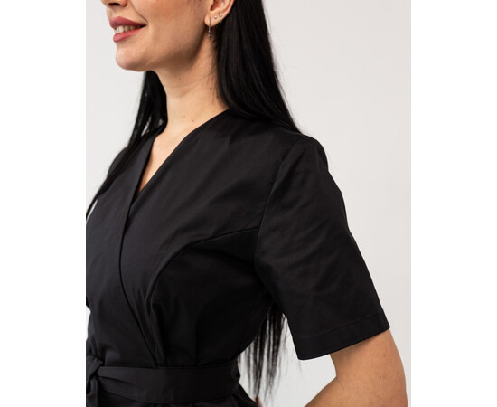 Зображення 4 Медичний костюм жіночий Кіото чорний р. 48, "БІЛИЙ ХАЛАТ" 519-321-679, Розмір: 48, Цвет: чорний