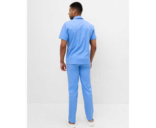 Зображення 3 Медичний костюм чоловічий Теннессі блакитний р. 54, "БІЛИЙ ХАЛАТ" 550-333-677, Розмір: 54, Цвет: блакитний