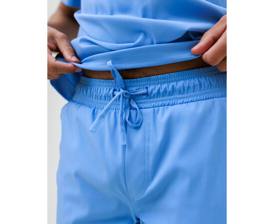 Зображення 6 Медичний костюм чоловічий Теннессі блакитний р. 48, "БІЛИЙ ХАЛАТ" 550-333-677, Розмір: 48, Цвет: блакитний