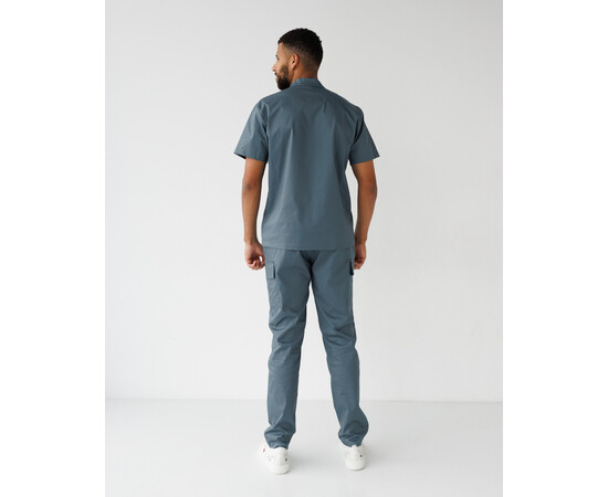 Изображение 2 Медицинский костюм мужской Денвер нефритовый р. 50, "БЕЛЫЙ ХАЛАТ" 404-486-679, Размер: 50, Цвет: нефритовый