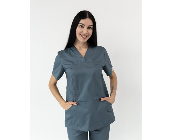 Изображение 4 Медицинский хирургический костюм женский Топаз нефритовый NEW р. 44, "БЕЛЫЙ ХАЛАТ" 488-486-948, Размер: 44, Цвет: нефритовый