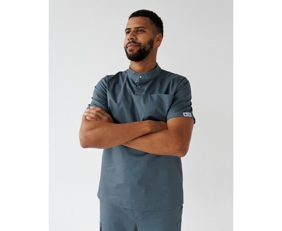 Зображення 3 Медичний костюм чоловічий Денвер нефритовий р. 46, "БІЛИЙ ХАЛАТ" 404-486-679, Розмір: 46, Цвет: нефритовий