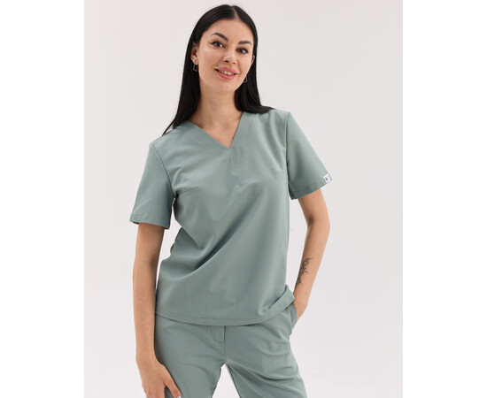 Зображення 3 Медичний костюм жіночий Саванна оливковий р. 48, "БІЛИЙ ХАЛАТ" 582-327-968, Розмір: 48, Цвет: оливковий