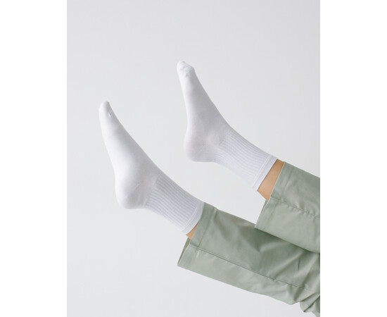 Зображення 2 Медичні шкарпетки жіночі білі р. 36-40, "БІЛИЙ ХАЛАТ" 143-324-758