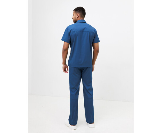 Зображення 2 Медичний костюм чоловічий Теннессі синій р. 52, "БІЛИЙ ХАЛАТ" 550-322-677, Розмір: 52, Цвет: синий