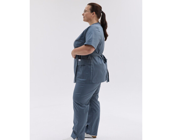 Зображення 2 Медичний костюм жіночий Кіото нефритовий +SIZE р. 70, "БІЛИЙ ХАЛАТ" 571-486-679, Розмір: 70, Цвет: нефритовий