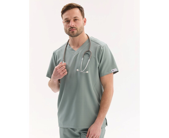 Зображення 4 Медичний хірургічний костюм чоловічий Портленд оливковий р. 54, "БІЛИЙ ХАЛАТ" 569-327-966, Розмір: 54, Цвет: оливковий