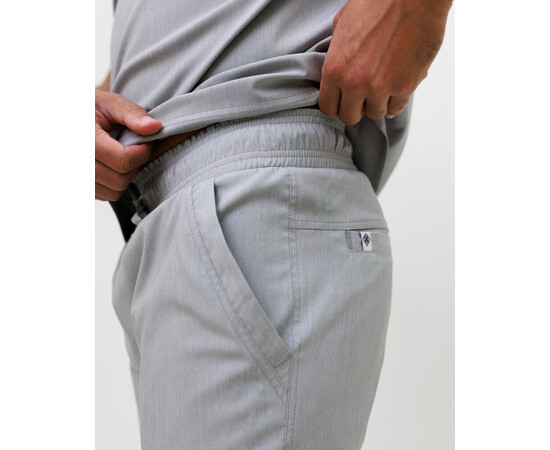 Изображение 7 Медицинский костюм мужской Теннесси светло-серый р. 56, "БЕЛЫЙ ХАЛАТ" 550-419-677, Размер: 56, Цвет: светло-серый