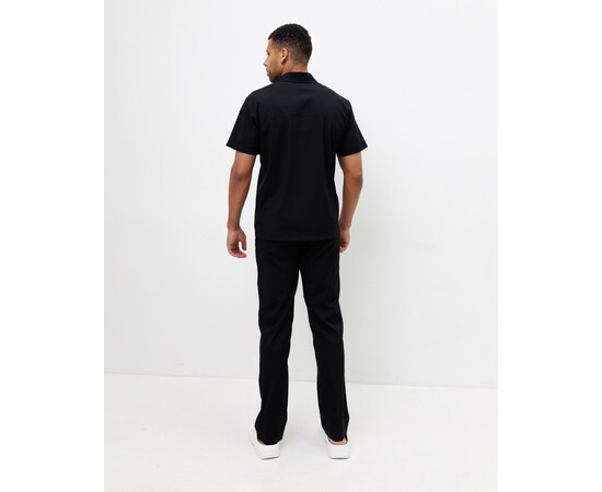 Изображение 3 Медицинский костюм мужской Теннесси черный р. 54, "БЕЛЫЙ ХАЛАТ" 550-321-677, Размер: 54, Цвет: черный