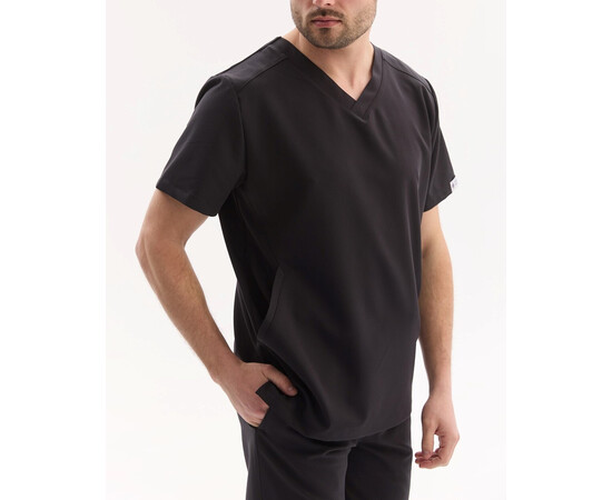 Зображення 4 Медичний хірургічний костюм чоловічий Портленд чорний р. 48, "БІЛИЙ ХАЛАТ" 569-321-966, Розмір: 48, Цвет: чорний