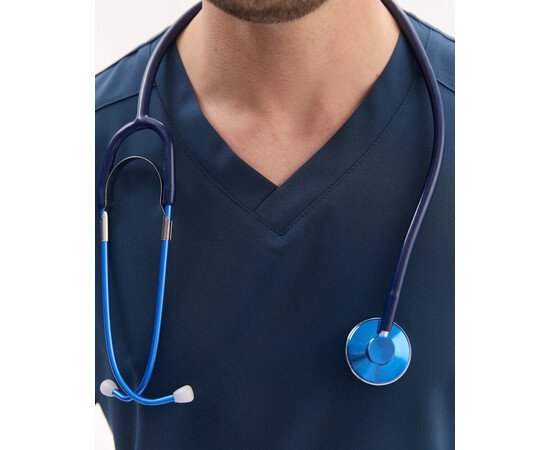 Изображение 6 Медицинский хирургический костюм мужской Портленд синий р. 58, "БЕЛЫЙ ХАЛАТ" 569-322-966, Размер: 58, Цвет: синий