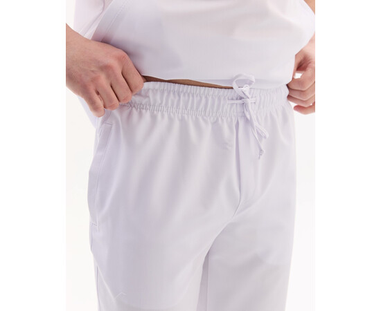 Зображення 7 Медичний хірургічний костюм чоловічий Портленд білий р. 50, "БІЛИЙ ХАЛАТ" 569-324-966, Розмір: 50, Цвет: білий