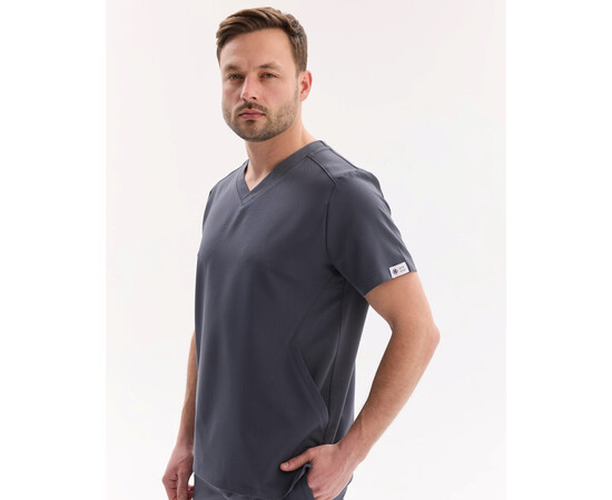 Зображення 4 Медичний хірургічний костюм чоловічий Портленд темно-сірий р. 58, "БІЛИЙ ХАЛАТ" 569-408-966, Розмір: 58, Цвет: темно-сірий