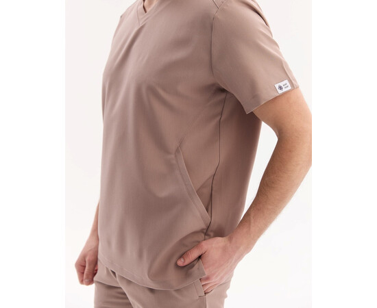 Зображення 5 Медичний хірургічний костюм чоловічий Портленд мокко р. 58, "БІЛИЙ ХАЛАТ" 569-421-966, Розмір: 58, Цвет: моко