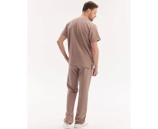 Изображение 2 Медицинский хирургический костюм мужской Портленд мокко р. 54, "БЕЛЫЙ ХАЛАТ" 569-421-966, Размер: 54, Цвет: мокко