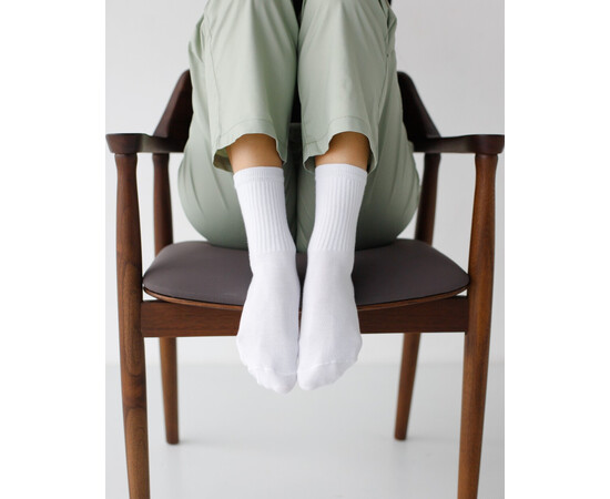 Зображення 3 Медичні шкарпетки жіночі білі р. 36-40, "БІЛИЙ ХАЛАТ" 143-324-758