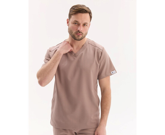 Зображення 3 Медичний хірургічний костюм чоловічий Портленд мокко р. 48, "БІЛИЙ ХАЛАТ" 569-421-966, Розмір: 48, Цвет: моко