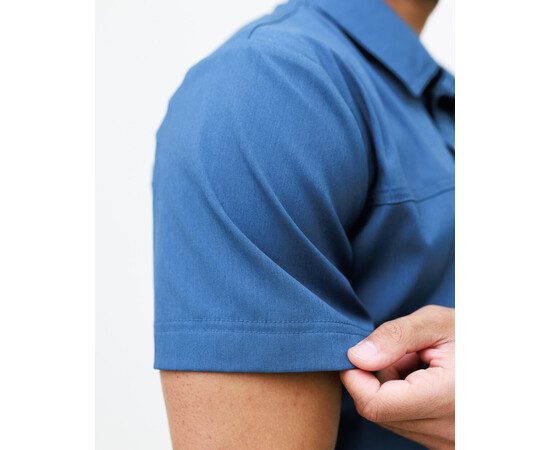 Зображення 4 Медичний костюм чоловічий Теннессі синій р. 52, "БІЛИЙ ХАЛАТ" 550-322-677, Розмір: 52, Цвет: синий