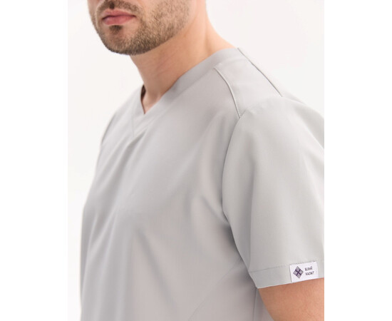 Зображення 5 Медичний хірургічний костюм чоловічий Портленд світло-сірий р. 50, "БІЛИЙ ХАЛАТ" 569-419-966, Розмір: 50, Цвет: світло сірий