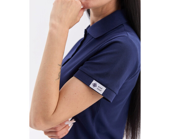 Изображение 4 Медицинское поло женское синее NEW р. 2XL, "БЕЛЫЙ ХАЛАТ" 577-322-677, Размер: 2XL, Цвет: синий