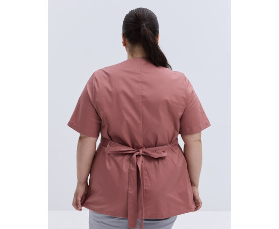 Изображение 4 Медицинская рубашка женская Киото розово-терракотовый +SIZE р. 60, "БЕЛЫЙ ХАЛАТ" 574-530-679, Размер: 60, Цвет: розово-теракотовый
