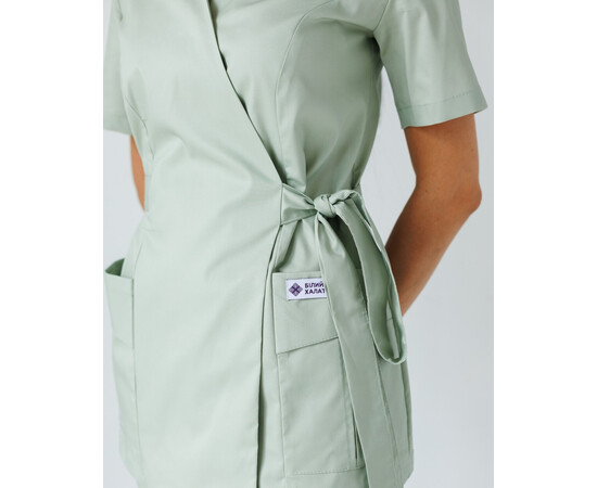Зображення 4 Медична сорочка жіноча Кіото фісташкова р. 48, "БІЛИЙ ХАЛАТ" 573-396-679, Розмір: 48, Цвет: фісташковий