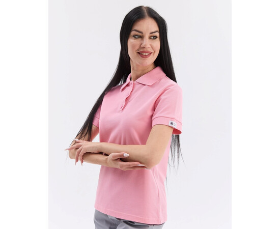 Зображення 2 Медичне поло жіноче рожеве NEW р. S, "БІЛИЙ ХАЛАТ" 577-337-677, Розмір: S, Цвет: рожевий