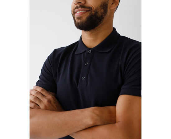 Зображення 3 Медичне поло чоловіче темно-синє р. 3XL, "БІЛИЙ ХАЛАТ" 148-406-677, Розмір: 3XL, Цвет: темно синій