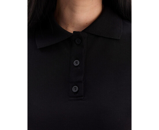 Изображение 4 Медицинское поло женское черное NEW р. 3XL, "БЕЛЫЙ ХАЛАТ" 577-321-677, Размер: 3XL, Цвет: черный