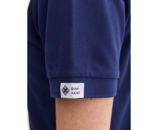 Изображение 4 Медицинское поло мужское синее NEW р. XL, "БЕЛЫЙ ХАЛАТ" 578-532-967, Размер: XL, Цвет: синее