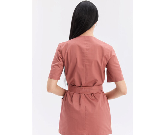 Изображение 2 Медицинская рубашка женская Киото розово-терракотовый р. 52, "БЕЛЫЙ ХАЛАТ" 573-530-679, Размер: 52, Цвет: розово-теракотовый