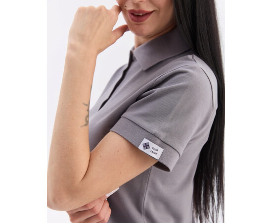 Зображення 5 Медичне поло жіноче світло-сіре NEW р. 2XL, "БІЛИЙ ХАЛАТ" 577-419-677, Розмір: 2XL, Цвет: світло сірий