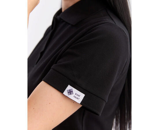 Зображення 5 Медичне поло жіноче чорне NEW р. S, "БІЛИЙ ХАЛАТ" 577-321-677, Розмір: S, Цвет: чорний