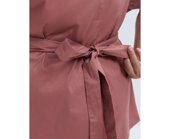 Изображение 7 Медицинская рубашка женская Киото розово-терракотовый +SIZE р. 58, "БЕЛЫЙ ХАЛАТ" 574-530-679, Размер: 58, Цвет: розово-теракотовый