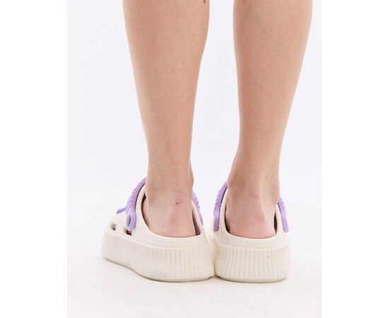 Зображення 5 Медичні жіночі сабо на платформі Eva біло-лавандові р. 38, "БІЛИЙ ХАЛАТ" 493-335-864, Розмір: 38, Цвет: бело-лавандовый