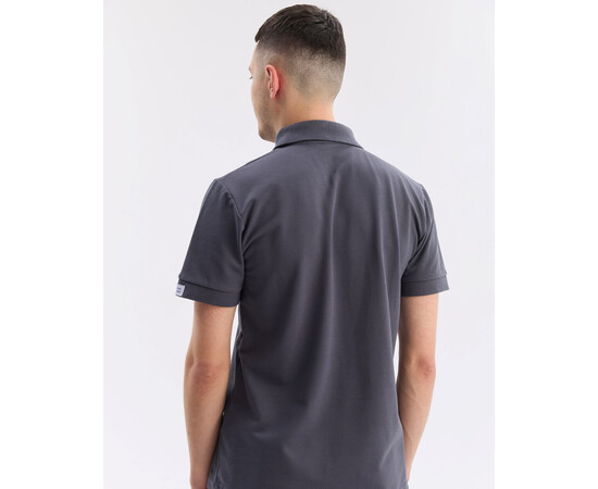 Зображення 3 Медичне поло чоловіче темно-сіре NEW р. 2XL, "БІЛИЙ ХАЛАТ" 578-525-967, Розмір: 2XL, Цвет: темно-сірий