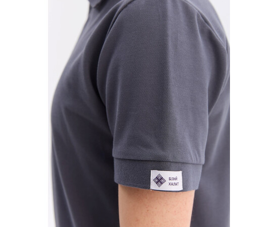 Зображення 5 Медичне поло чоловіче темно-сіре NEW р. L, "БІЛИЙ ХАЛАТ" 578-525-967, Розмір: L, Цвет: темно-сірий