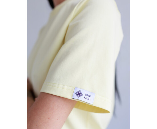 Зображення 4 Медична базова футболка жіноча жовта р. L, "БІЛИЙ ХАЛАТ" 584-397-924, Розмір: L, Цвет: жовтий