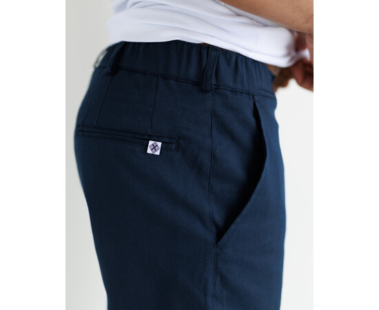 Изображение 7 Брюки медицинские мужские Даллас синие р. 50, "БЕЛЫЙ ХАЛАТ" 546-322-881, Размер: 50, Цвет: синий