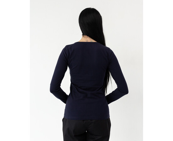 Зображення 2 Медичний лонгслів жіночий темно-синій р. S, "БІЛИЙ ХАЛАТ" 358-512-951, Розмір: S, Цвет: темно синій