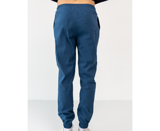 Зображення 3 Медичні штани чоловічі джогери стрейч сині р. 46, "БІЛИЙ ХАЛАТ" 504-322-730, Розмір: 46, Цвет: синий