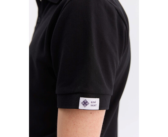 Зображення 4 Медичне поло чоловіче чорне NEW р. XL, "БІЛИЙ ХАЛАТ" 578-533-967, Розмір: XL, Цвет: чорний