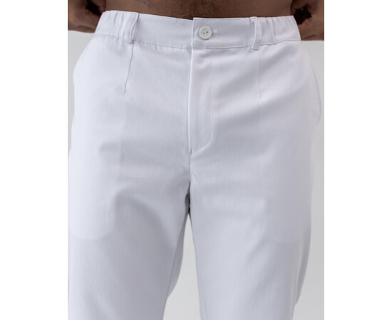 Зображення 5 Штани медичні чоловічі Даллас білі р. 56, "БІЛИЙ ХАЛАТ" 546-324-881, Розмір: 56, Цвет: білий