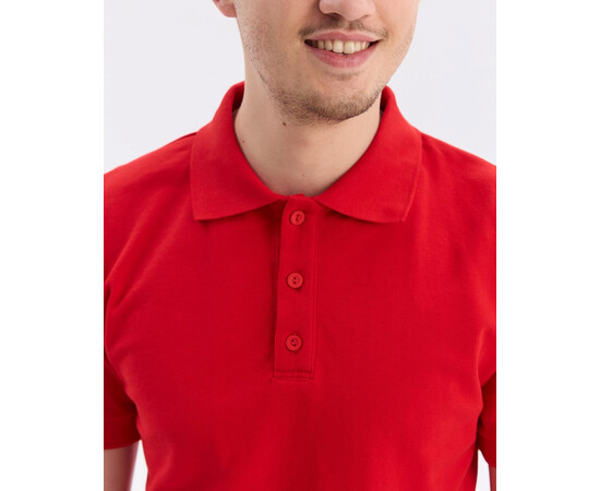 Изображение 3 Медицинское поло мужское красное NEW р. 3XL, "БЕЛЫЙ ХАЛАТ" 578-536-967, Размер: 3XL, Цвет: красный