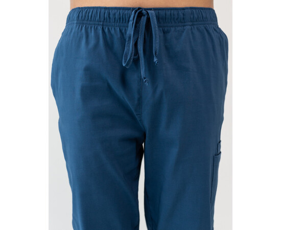 Зображення 4 Медичні штани чоловічі джогери стрейч сині р. 46, "БІЛИЙ ХАЛАТ" 504-322-730, Розмір: 46, Цвет: синий