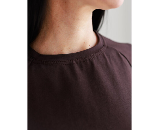 Зображення 3 Медична футболка-реглан жіноча коричнева р. S, "БІЛИЙ ХАЛАТ" 348-325-798, Розмір: S, Цвет: коричневий